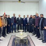 زار القيادي في حزب السيادة المهندس سيف العسافي مقر الحزب في قضاء الفلوجة