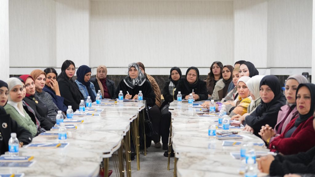 برعاية الشيخ خميس الخنجر، رئيس تحالف السيادة، أقام التنظيم النسوي في التحالف وعلى قاعة غزة في المقر العام لحزب السيادة