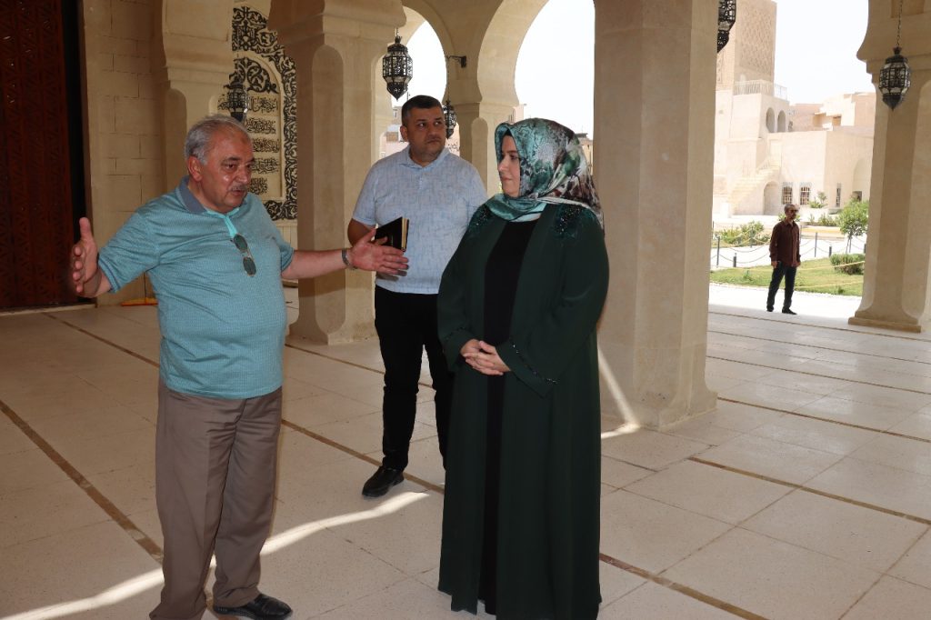 الخابوري تزور جامع النوري الكبير وتطّلع على الأعمال النهائية قبيل افتتاحه المرتقب