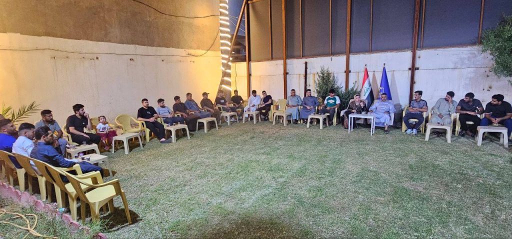 القيادية في السيادة مروة العيساوي تستقبل عددا من المهنئين في مكتبها بتكريت