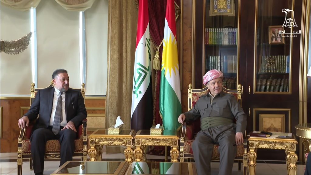 الشيخ الخنجر يبحث مع الرئيس البارزاني تطورات المشهد السياسي