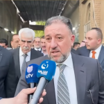 رئيس تحالف السيادة الشيخ خميس الخنجر يؤدي واجب العزاء بالشهيد المهندس بشير خالد ويُحمّل الأجهزة الأمنية مسؤولية التعذيب