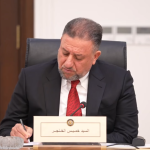 الشيخ خميس الخنجر يشارك في اجتماع ائتلاف إدارة الدولة