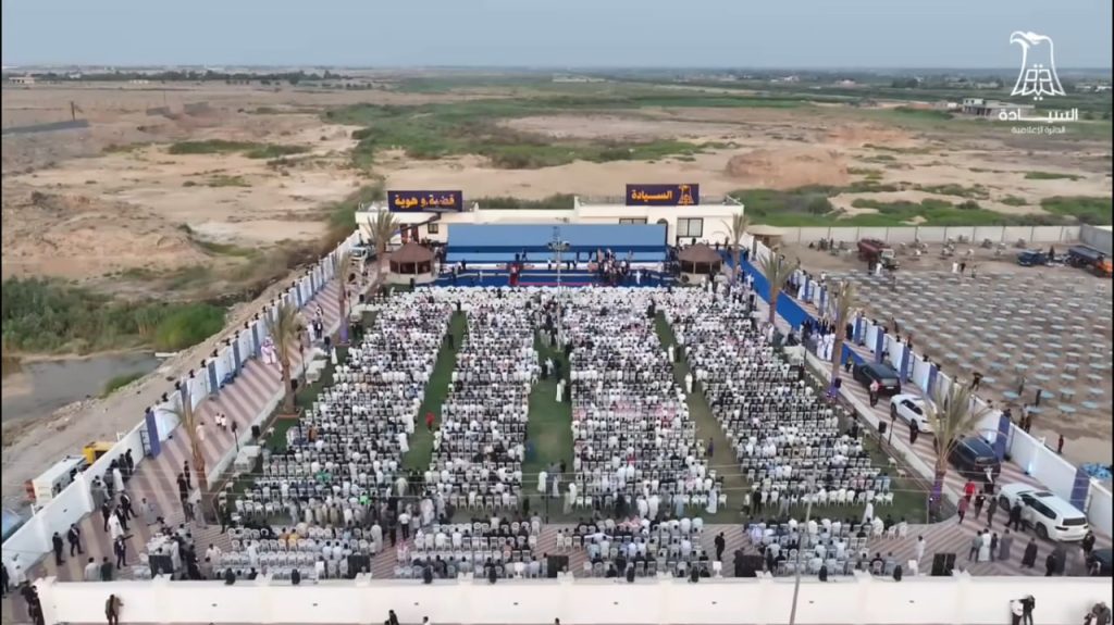 في مشهد جماهيري مهيب، احتضنت مدينة الفلوجة تجمعا واسعا حضره الآلاف من أبناء الأنبار وشيوخ عشائرها 