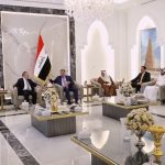 الشيخ خميس الخنجر يستقبل وكيل وزير الخارجية التركي والسفير التركي لدى العراق