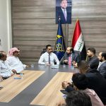 الدكتور صباح العسافي يستقبل الدكتور مجيد العيساوي في مكتب السيادة بالفلوجة