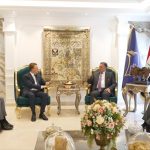 رئيس تحالف السيادة يستقبل السفير الفرنسي في بغداد