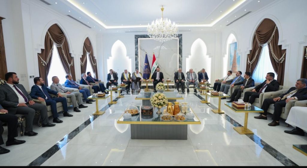 الشيخ سرمد الخنجر يستقبل مرشحي التحالف بمحافظة صلاح الدين