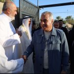 الدكتور خميس السعد يزور مكتب المرشح وقاص العاني في قضاء عنه