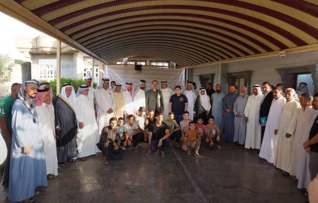 النائب مضر الكروي يزور مضيف الشيخ باسم عبيد الكروي في قُولاي