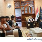 بسمة الحيالي تستقبل وفداً شبابيًّا من نينوى وتستمع إلى مطالبهم لضمان متابعتها