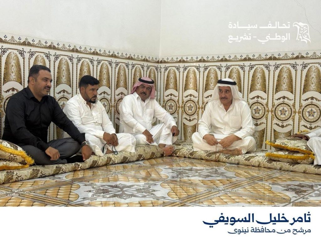 ثامر خليل السويفي يزور منطقة بادوش ويحظى بتأييد واسع لمسيرته الانتخابية