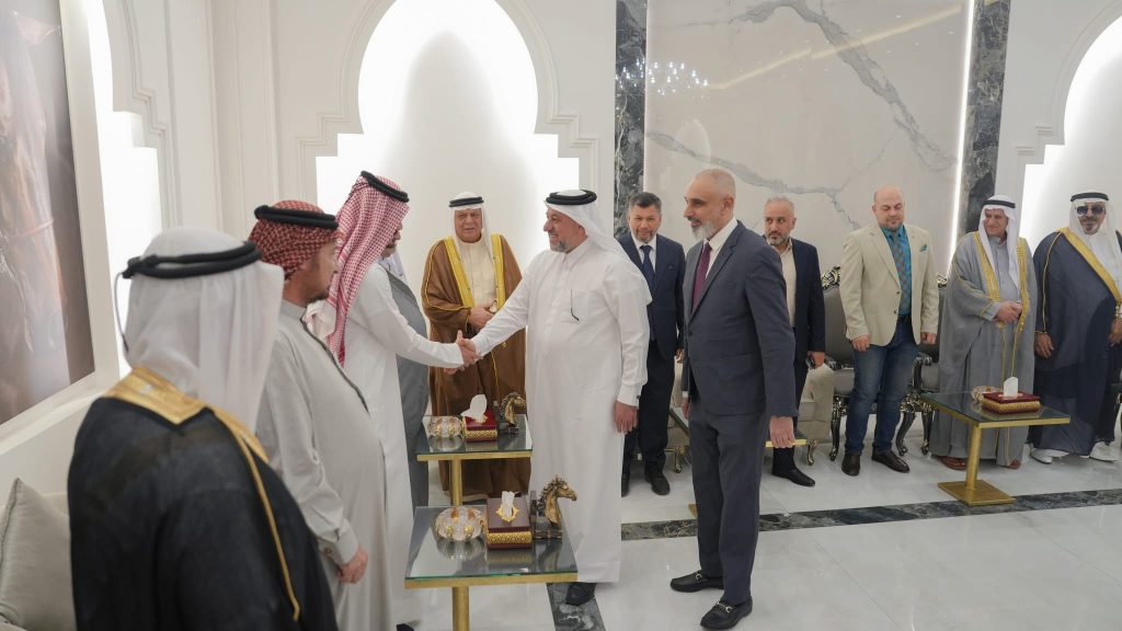 الشيخ خميس الخنجر يستقبل وجهاء قبيلة الكبيسات ويؤكد دور العشائر في وحدة العراق واستقراره