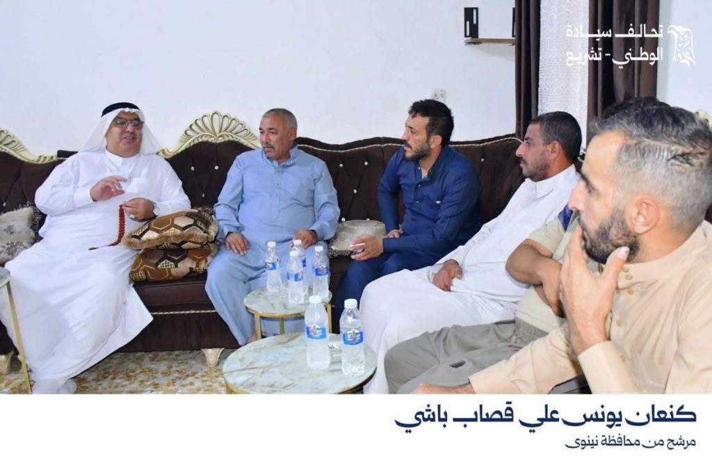 الشيخ كنعان يونس قصاب باشي يزور أبو عثمان الخفاجي لبحث سبل تعزيز التواصل والتعاون