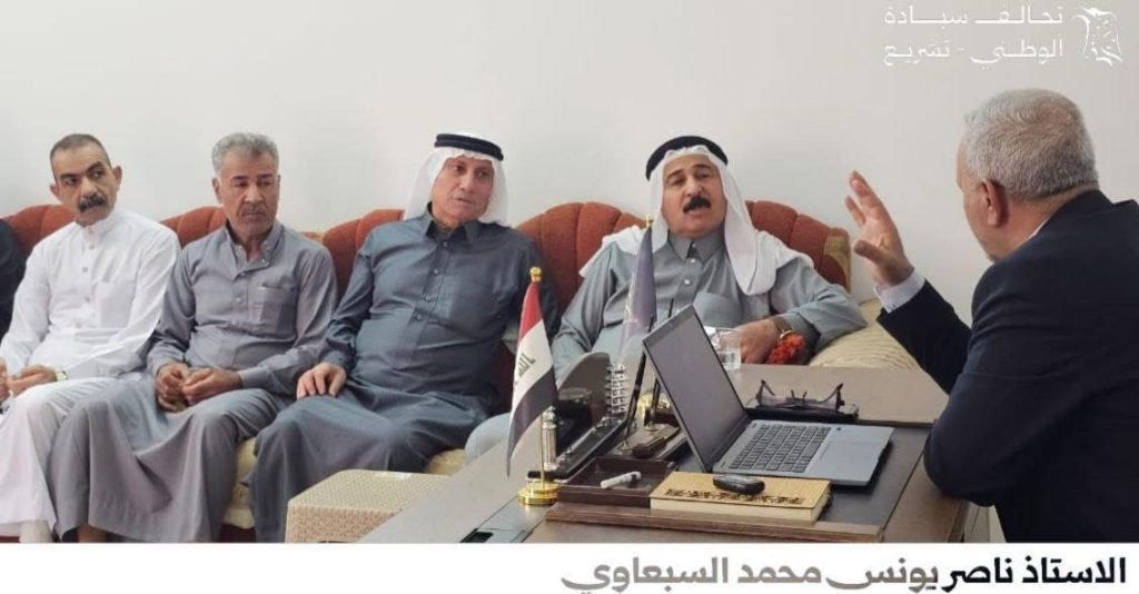 القيادي ناصر السبعاوي يستقبل وفدًا من أبناء نينوى ويؤكد التزامه بخدمتهم ومواصلة مشروعه الوطني