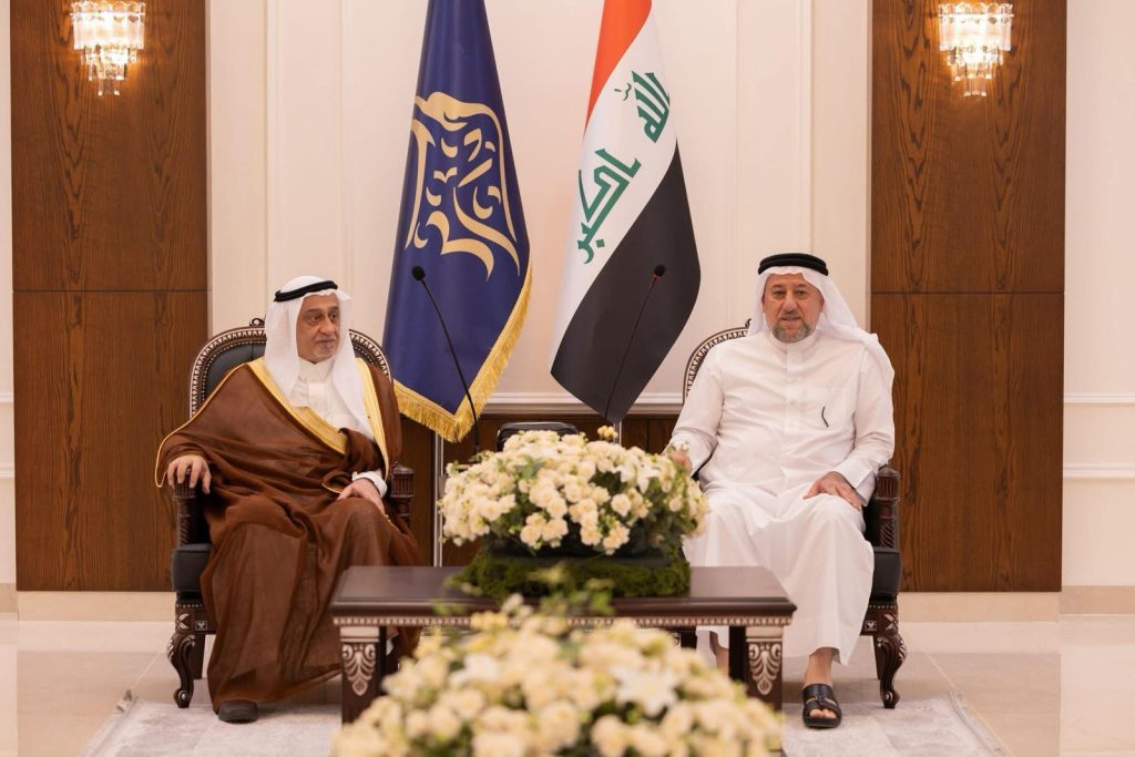 الشيخ الخنجر يستقبل قادة وأعضاء ومرشحي تحالف السيادة الوطني ـ تشريع في صلاح الدين