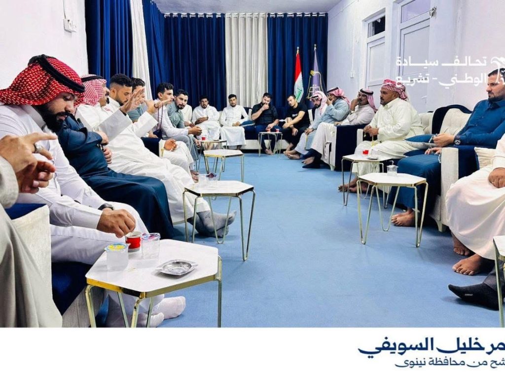 ثامر خليل السويفي يستقبل أبناء نينوى مؤكداً المضي في خدمة المحافظة وتعزيز هويتها الأصيلة