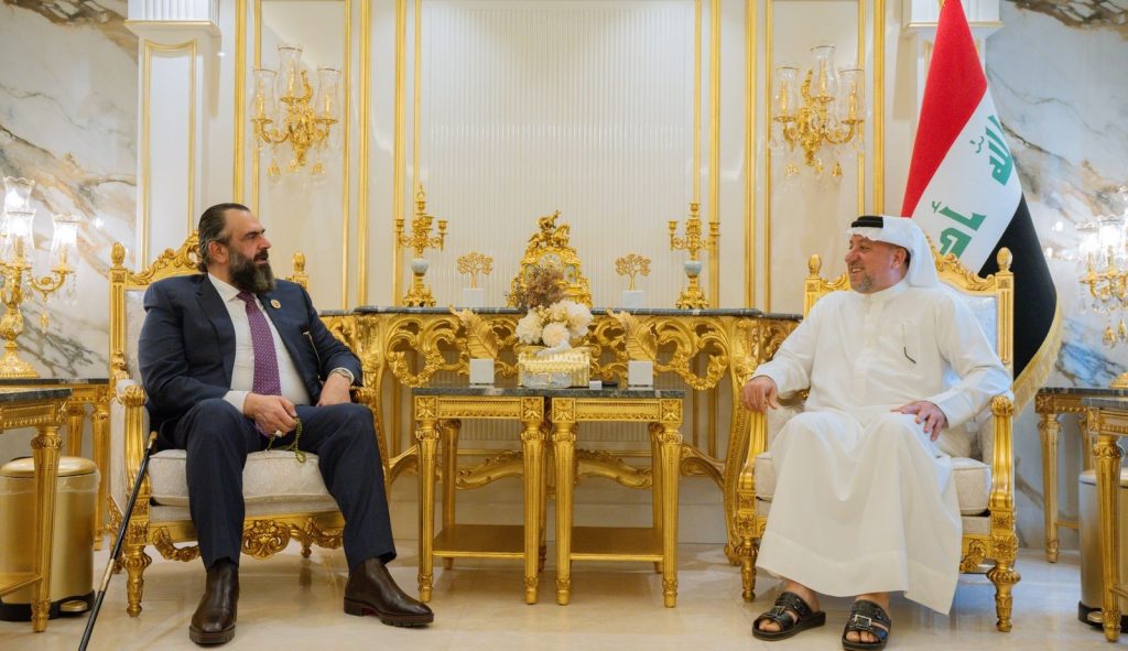 الشيخ الخنجر يستقبل الشيخ نهرو الكسنزاني