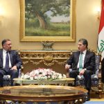 رئيس إقليم كوردستان يستقبل الشيخ خميس الخنجر