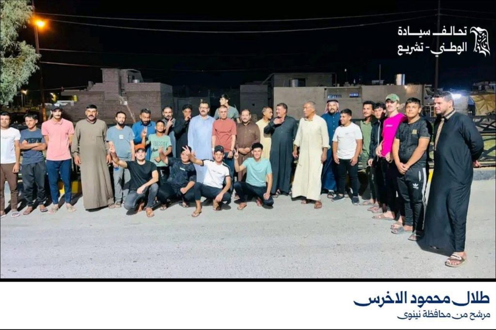 الأستاذ طلال محمود الأخرس الجبوري يلتقي وجهاء وشباب المنطقة لتعزيز التعاون وخدمة المصلحة العامة ضمن تحالف سيادة الوطني