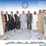 الأستاذ صالح إسماعيل الشرابي يزور منزل صالح تمر جندي في ناحية الشمال وسط ترحيب ودعم الأهالي