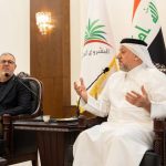 الشيخ خميس الخنجر يستقبل وفد عشيرة السادة المعامرة في نينوى ويؤكد ثبات تحالف السيادة على مساره الوطي