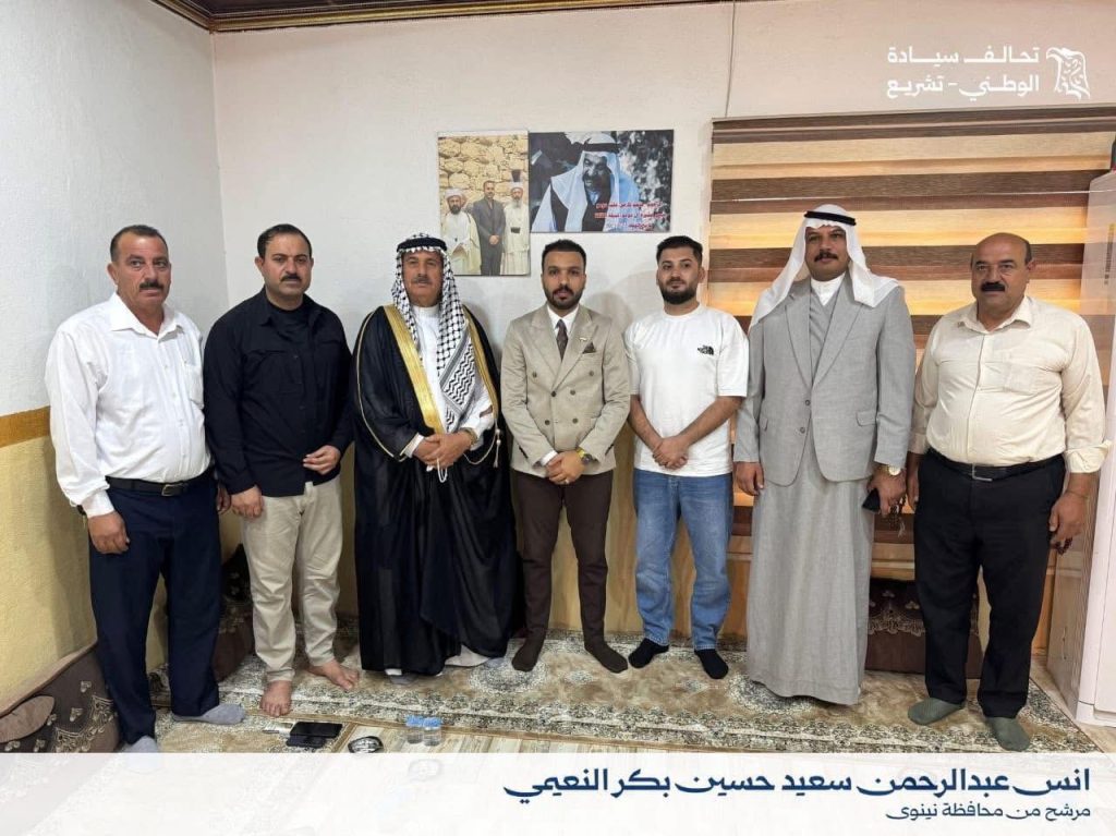 أنس النعيمي من سنجار: معالجة ملف المقابر وتعويض المتضررين أولوية.. ووحدة الصف أساس بناء الوطن