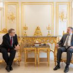 الشيخ خميس الخنجر يستقبل السفير التركي في بغداد