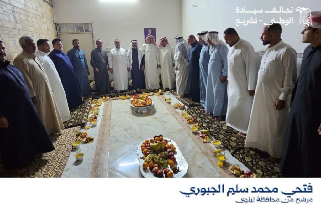 إجماع عشائري وشعبي لدعم المرشح فتحي محمد سليم الجبوري