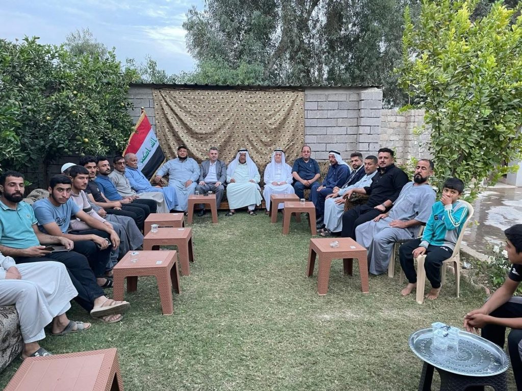 المرشّح علي نجاح المولى في ضيافة الشيخ أحمد الحديدي تأكيدًا لعمق الروابط الاجتماعية في نينو