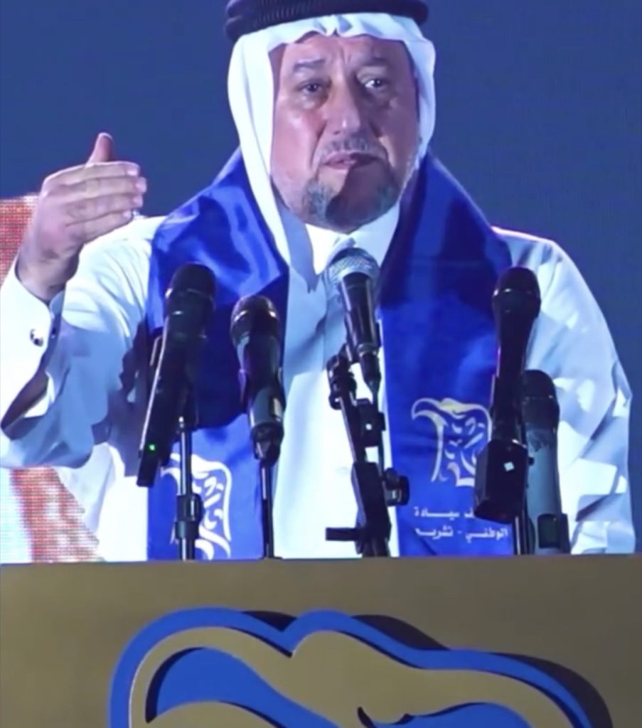 رئيس تحالف السيادة الشيخ خميس الخنجر: اغتـيال الشهيد صفاء المشهداني جاء نتيجة هجمات طائفــية ممنهجة ومتكررة، بلغت حد الاستهداف المباشر بسبب ثباتنا على المطالبة بحقوق أهلنا.