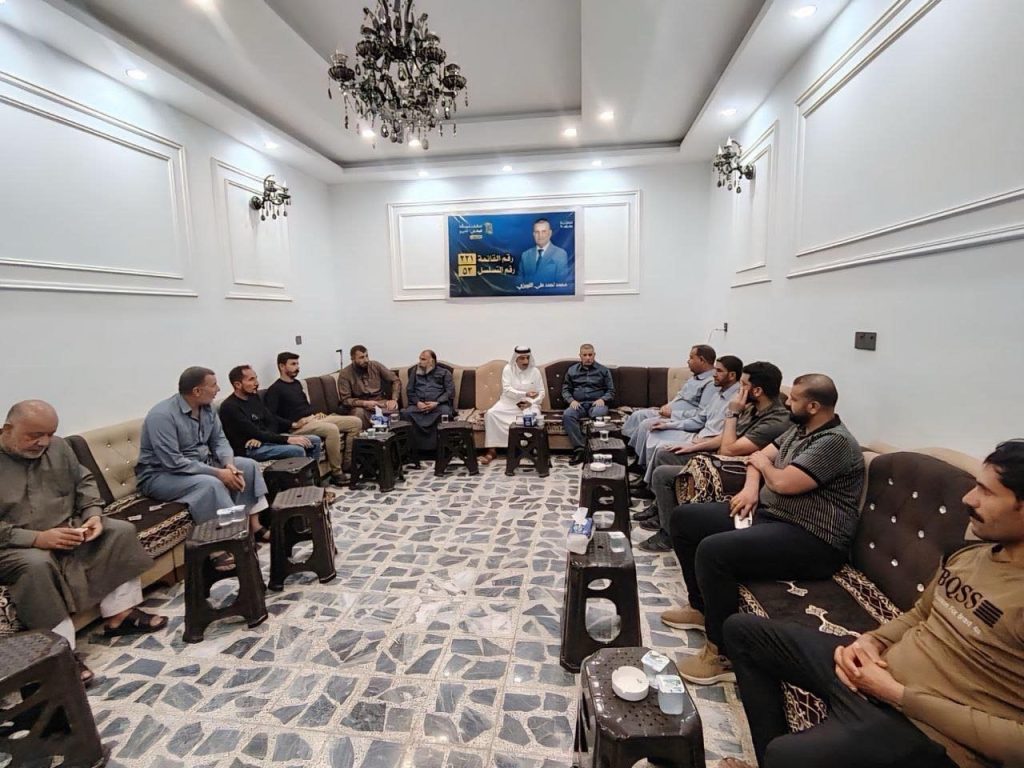 الموشح محمد اللويزي يستقبل المؤيدين والداعمين في مكتبه