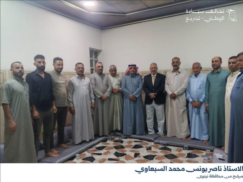 زيارات مستمرة من اقارب المرشح ناصر السبعاوي معلنين دعمهم له في مسيرته الانتخابية.