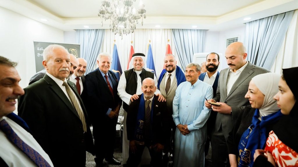 الشيخ خميس الخنجر يزور مكتب المرشح عن السيادة مهند الحيالي